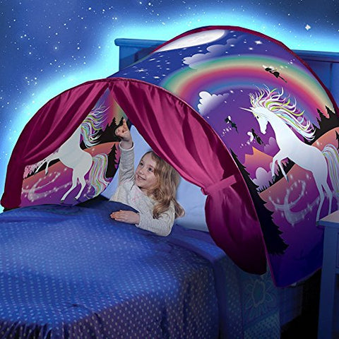 Unicorn bed tent pop up