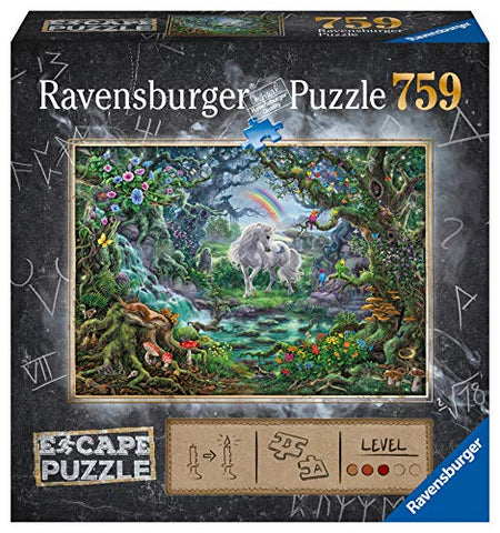 Ravensburger 16512 | Escape The Room Unicorn | 759 Piece Jigsaw Puzzle | Adults & Kids Age 12 Up