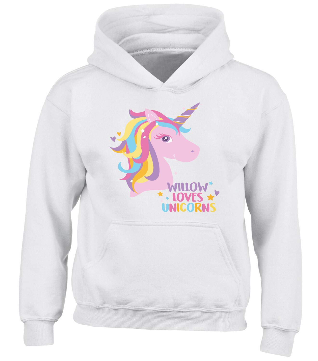 Unicorn Jumpers - Cute Personalised Unicorns Fun Hoodie Girls Boys Sweatshirt Gift