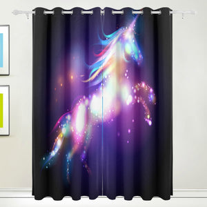 My Daily Unicorn Curtains