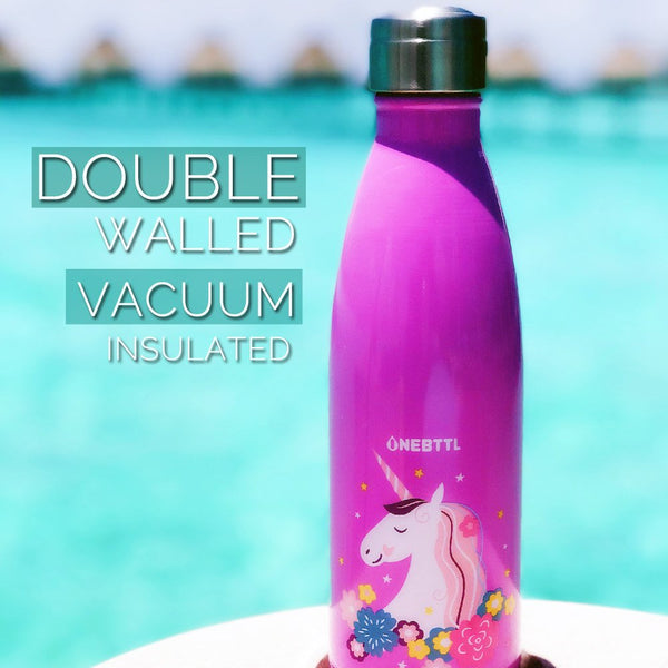 Kids Water Bottle for Hot or Cold Drinks - Unicorn Water Bottles