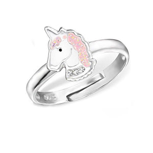 Unicorn Ring 925 Sterling Silver Childrens Ring