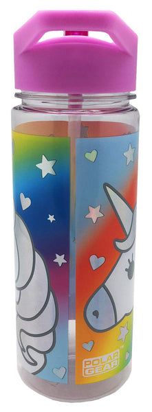 kids water bottle unicorn themed