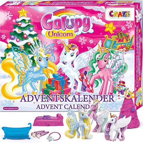 Premium Unicorn Ponies Advent Calendar For Girls Unicorn Gifts Toys Christmas