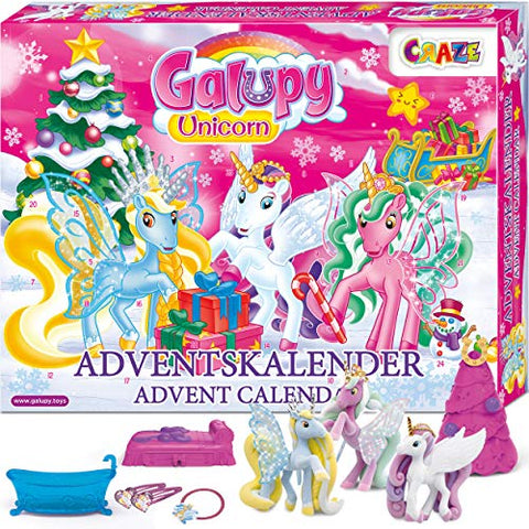 Premium Unicorn Ponies Advent Calendar For Girls | Unicorn Gifts & Toys