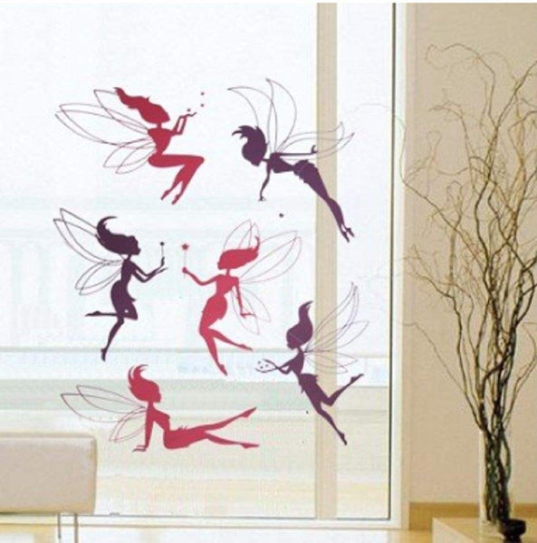 Deluxe Fairy Wall Stickers - Removable and Repositionable - Girls / Kids Bedroom from Wall Stickers Warehouse