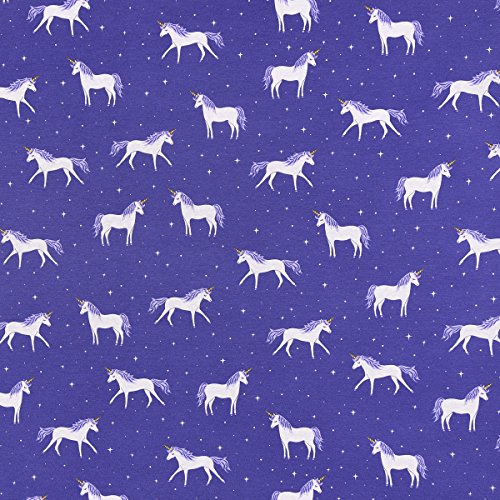 Unicorn Fabric Draught Excluder - Purple 