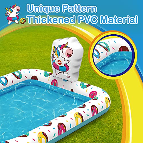 Multicoloured Unicorn Splash Pool | Paddling Pool