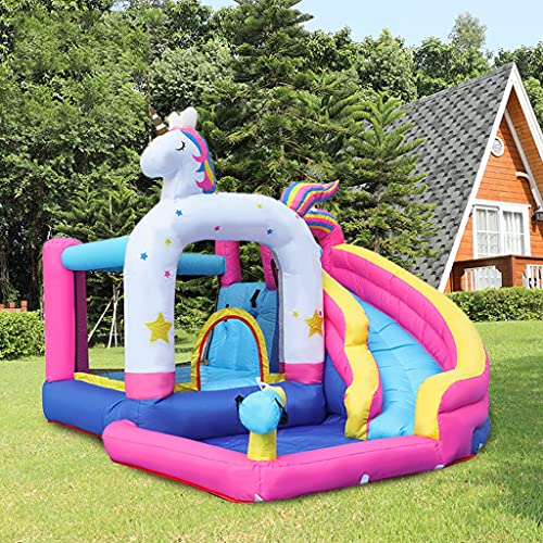 Kids Unicorn Bouncy Castle For Children | Colourful