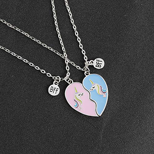 2 Pieces Unicorn Necklace | For Best Friends 