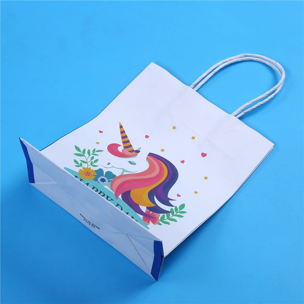 12 Pack Unicorn Paper Gift Bags Unicorn Party