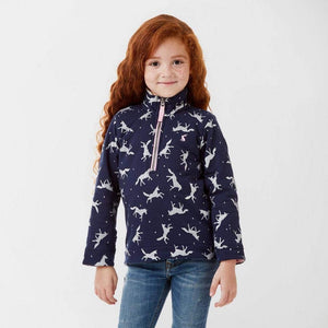 Joules Fairdale Cute Unicorn Zip-up Hoody Jacket / Jumper For Kids Girls