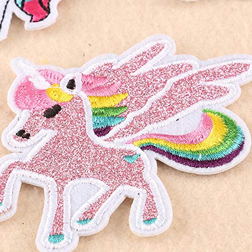 Colourful Unicorn Iron- On Patches 