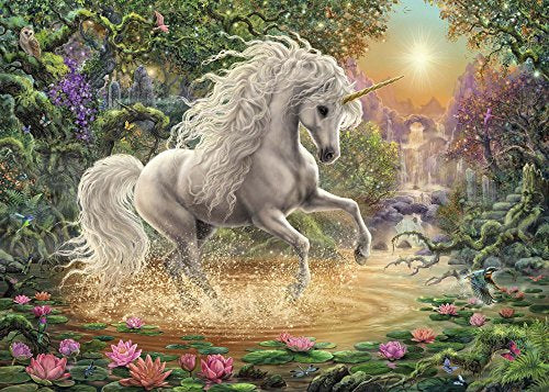 Yellow Magical Unicorn Puzzle | Ravensburger 