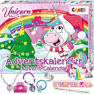 Unicorn Kids Advent Calendar For Girls | 24 Surprise Unicorn Gifts 