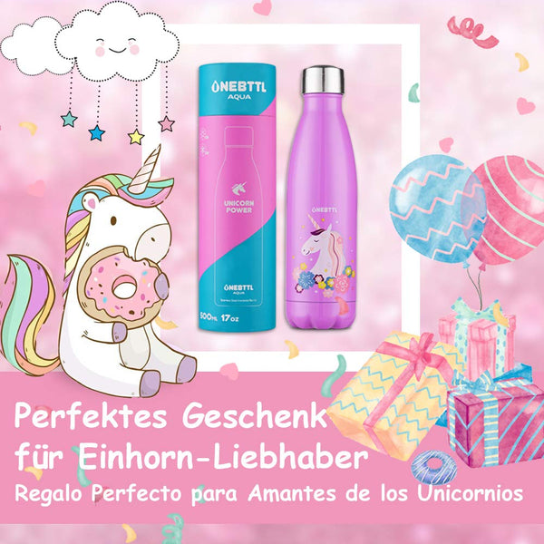 Water Bottle for Hot or Cold Drinks - Unicorn Water Bottles