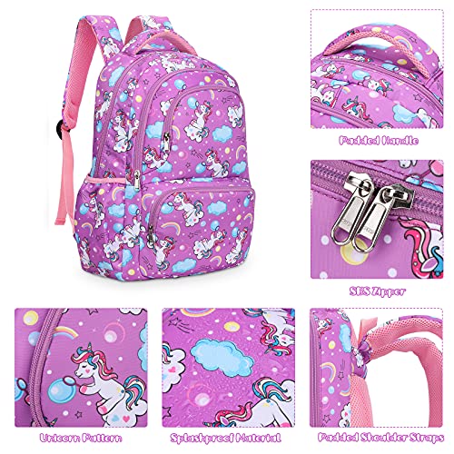 Cute Unicorn Backpack | Pink & Purple 