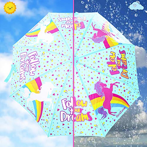 Colour Changing Unicorn Umbrella 