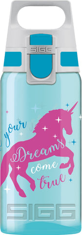Blue and Pink Unicorn Water Bottle - Non Leak