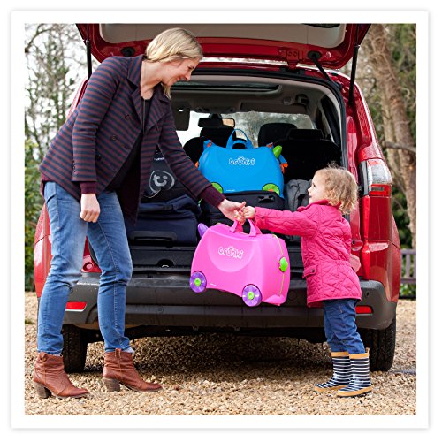 Trunki Children's Ride-On Suitcase & Kid's Hand Luggage: Trixie (Pink) –  All Things Unicorn