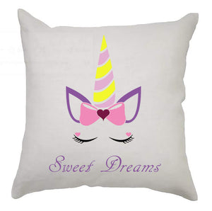 Kooky Kids Unicorn Cushion Cover 40cm x 40cm - Sweet Dreams