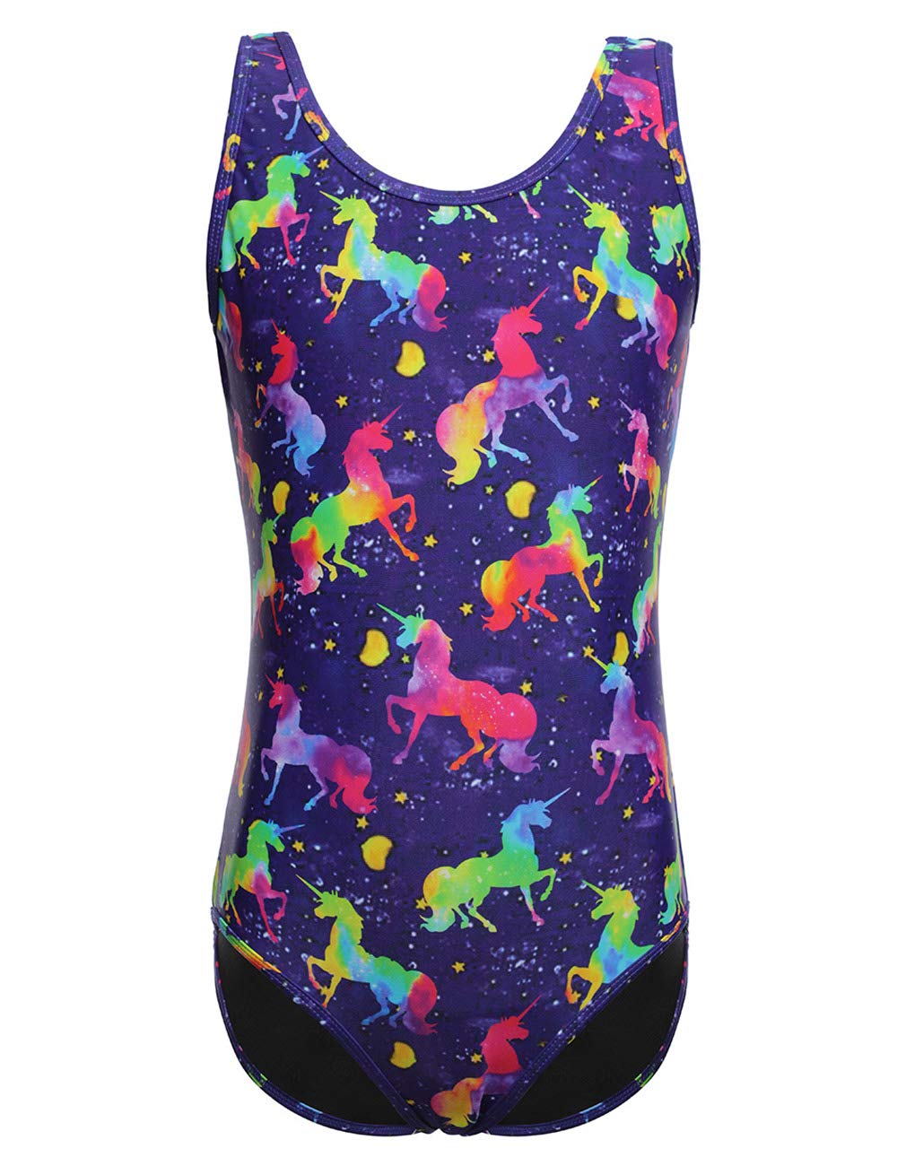 unicorn swim suit for girls - navy
