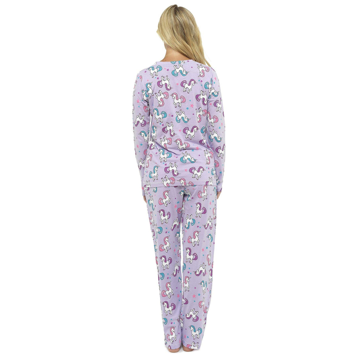 Daisy Dreamer Women's Pug and Unicorn Pyjamas, LN841, Unicorn, 12/14 ...