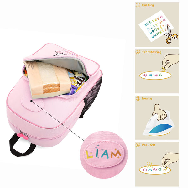 unicorn backpack school bag pink