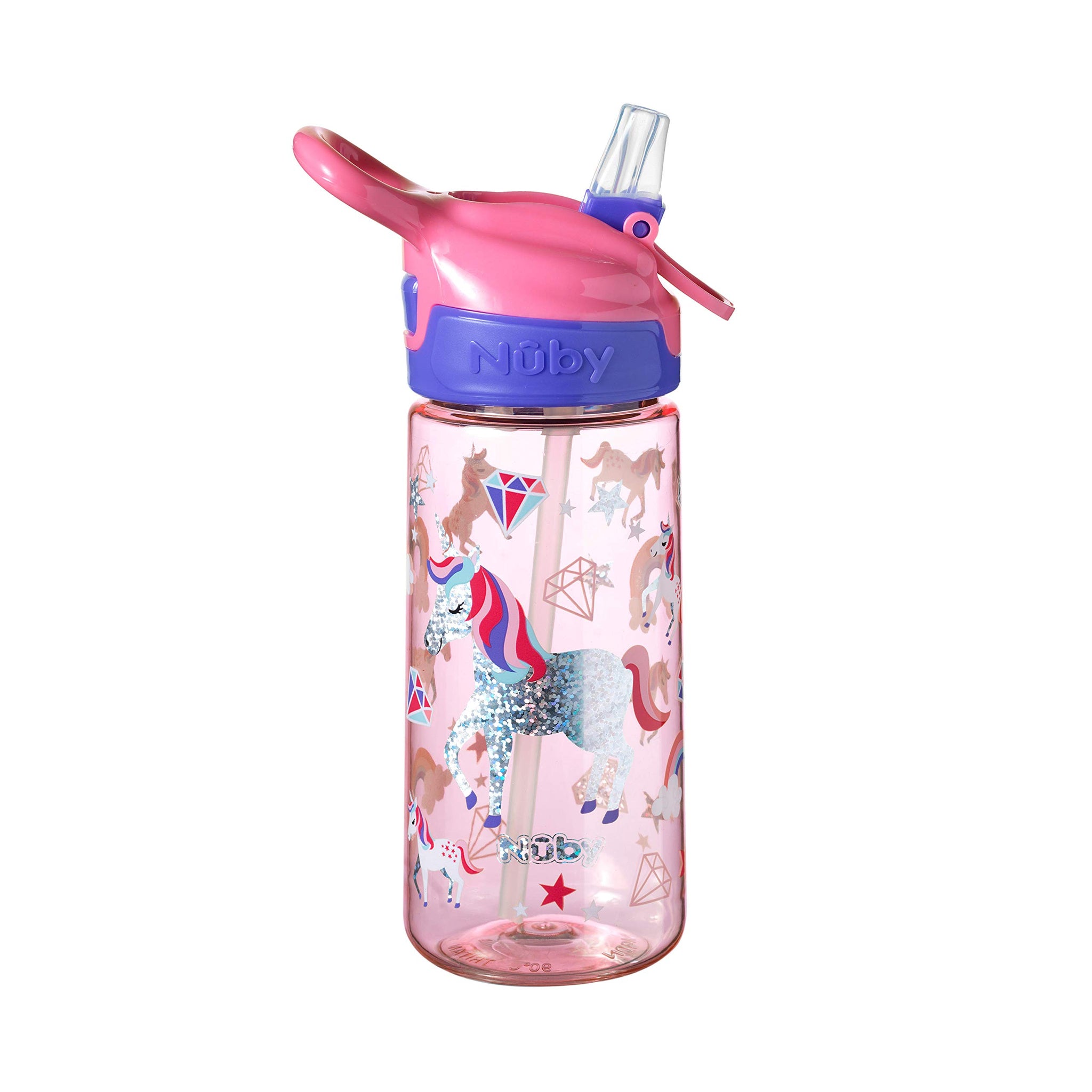Nuby Unicorn Water Bottle for Kids, School Drinks Bottle Made of Durab –  All Things Unicorn