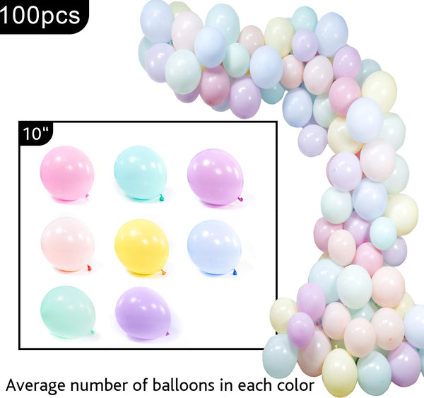 unicorn pastel balloons