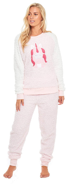unicorn pyjama set fleece