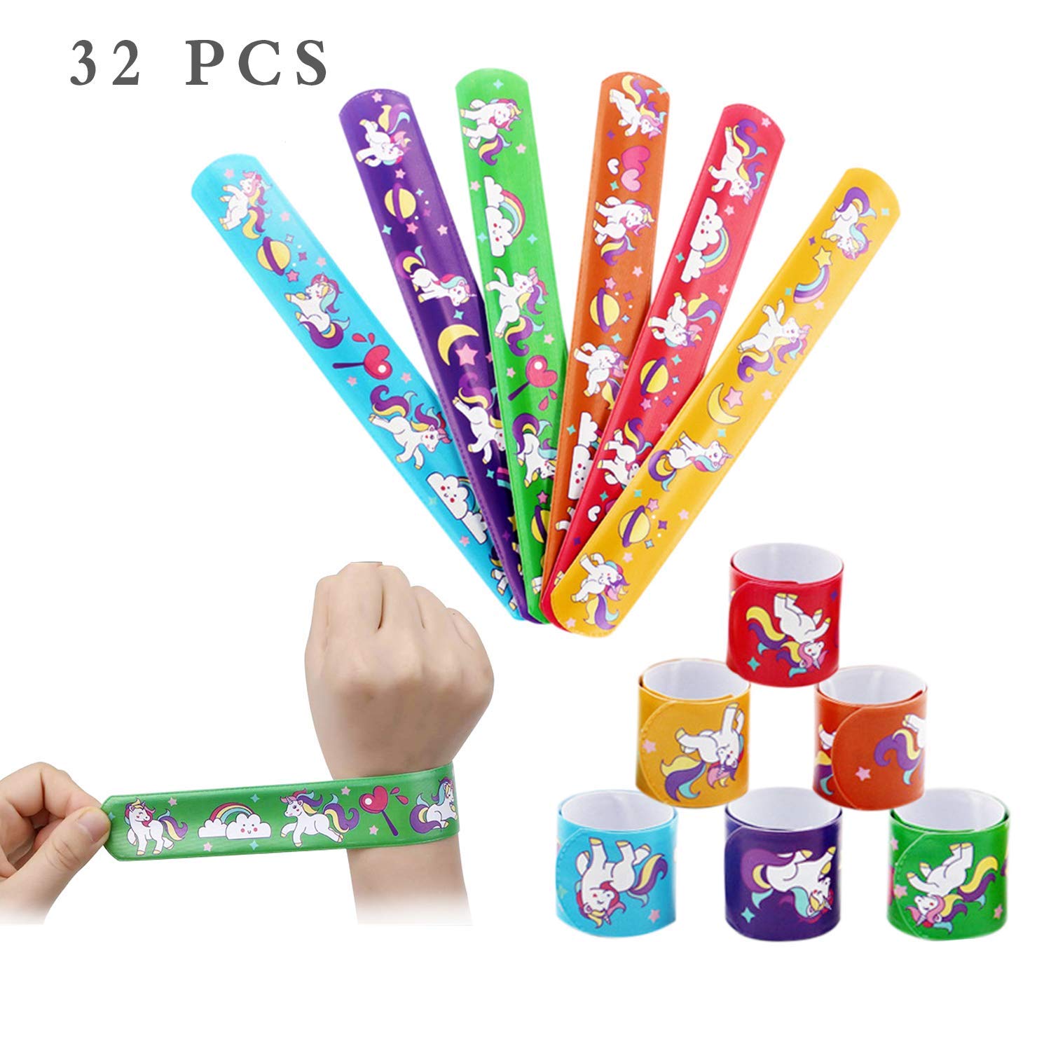 Unicorn Party Bag Filler - Unicorn Snap Bracelets