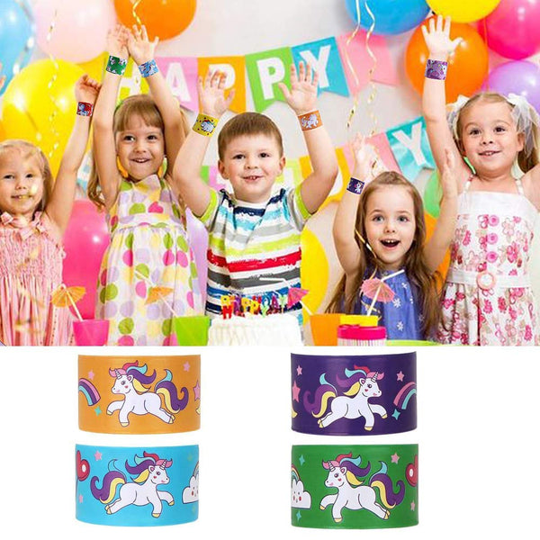 Unicorn Party Bag Filler - Unicorn Snap Bracelets