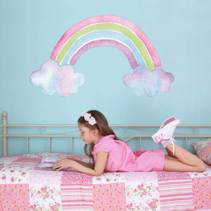 Rainbow wall sticker for kids bedroom
