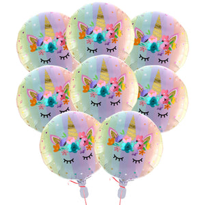Cute unicorn balloons see through balloon