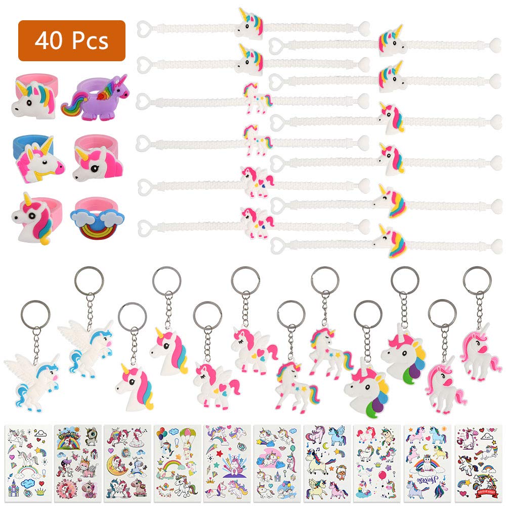 Unicorn Party Bag Fillers - 40 Piece Mega Set
