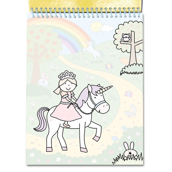 Water Painting Book Unicorn Themed 