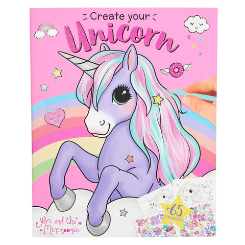 Create your unicorn colouring books