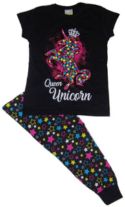 unicorn pyjamas black girls set