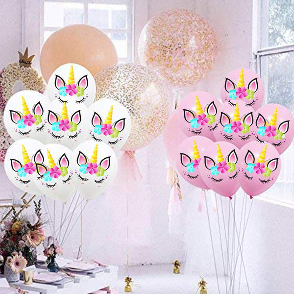 Unicorn wedding balloons
