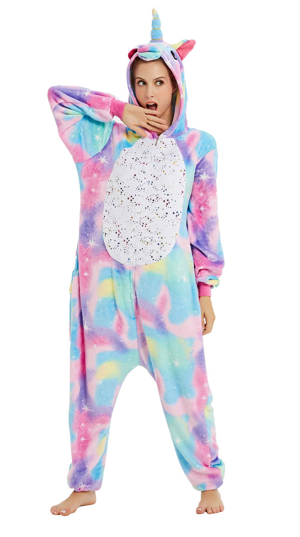 unicorn onesie multi-colour