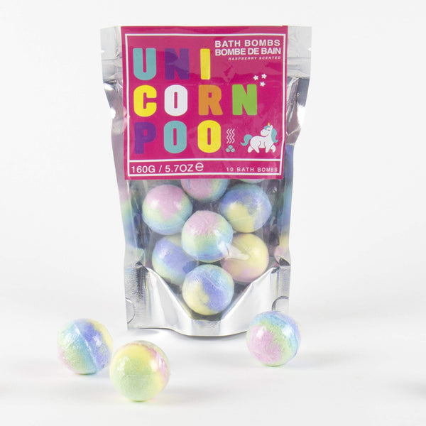 unicorn gift - unicorn poo bath bombs