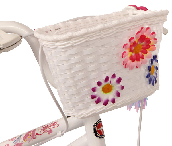 Schwinn White & Pink Unicorn Bike Basket