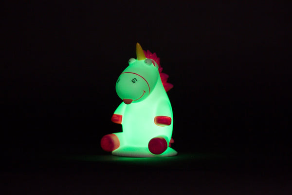 Despicable Me Fluffy Unicorn "Illumi-mate" Colour Changing Lamp Light - Green